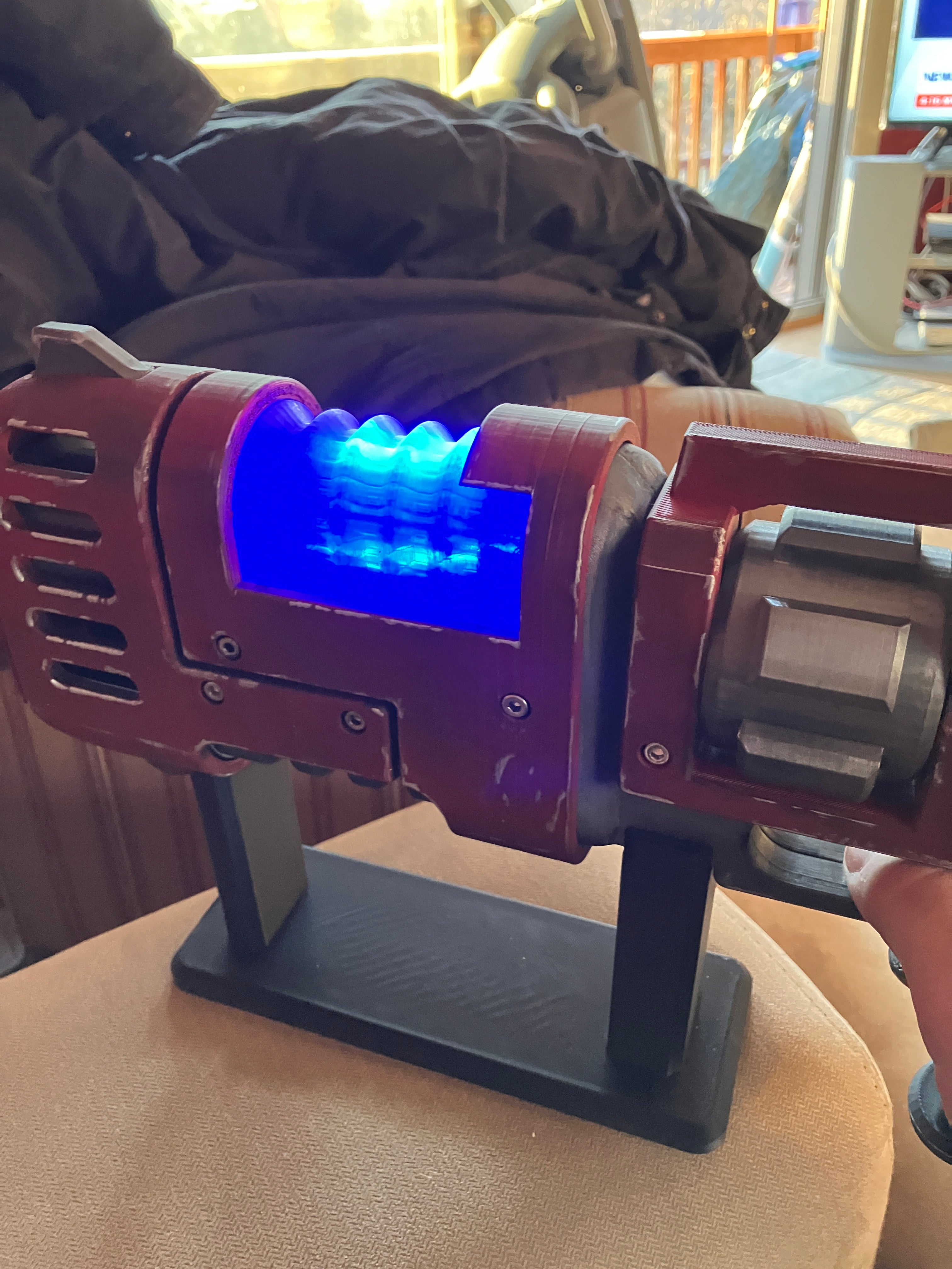 Prop Plasma Pistol 3D Print Cosplay Or Display! LED Lights