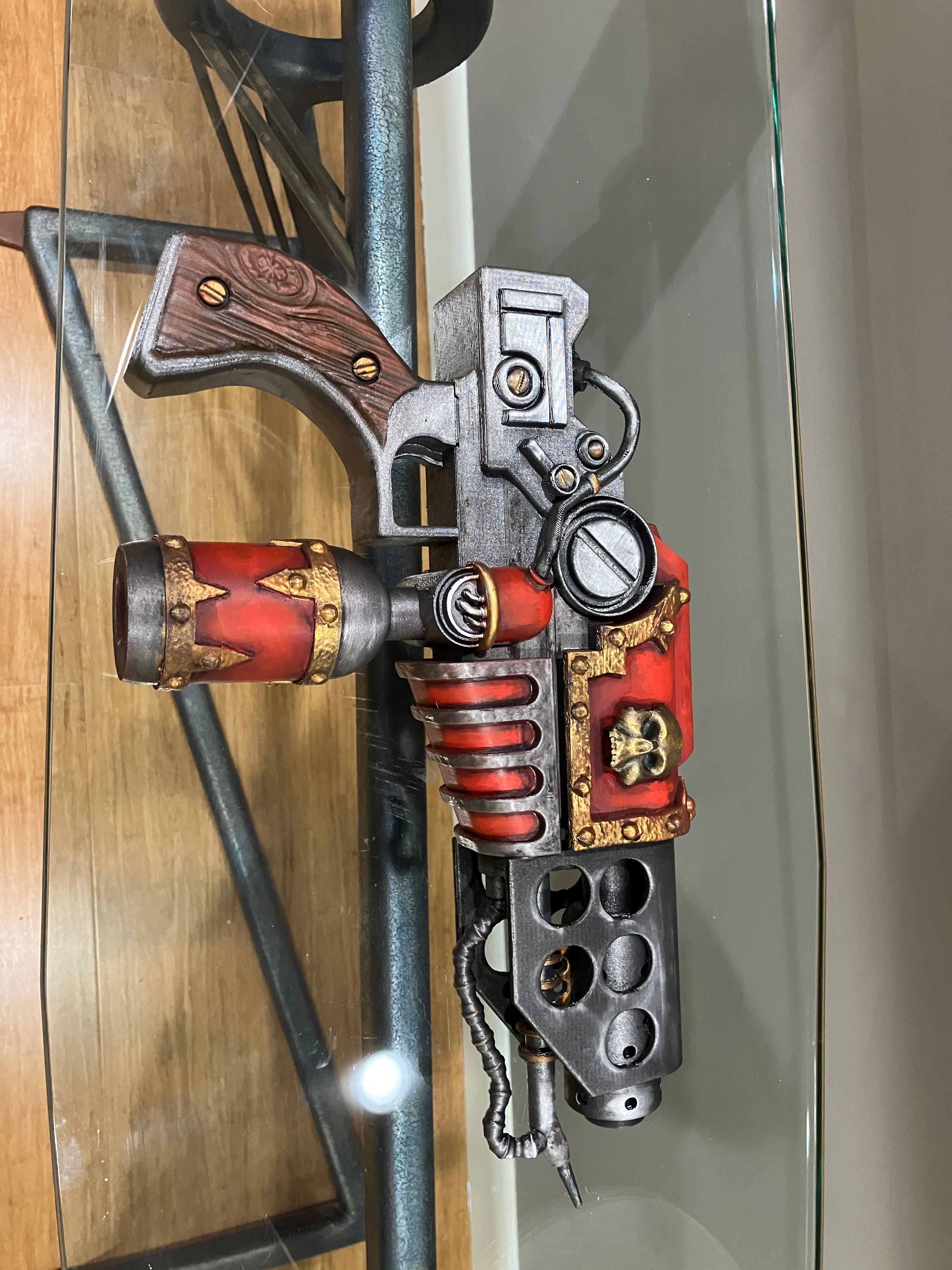 Chaos Flamer Pistol NOT A Real Weapon Marine 40k Inspired Chaos