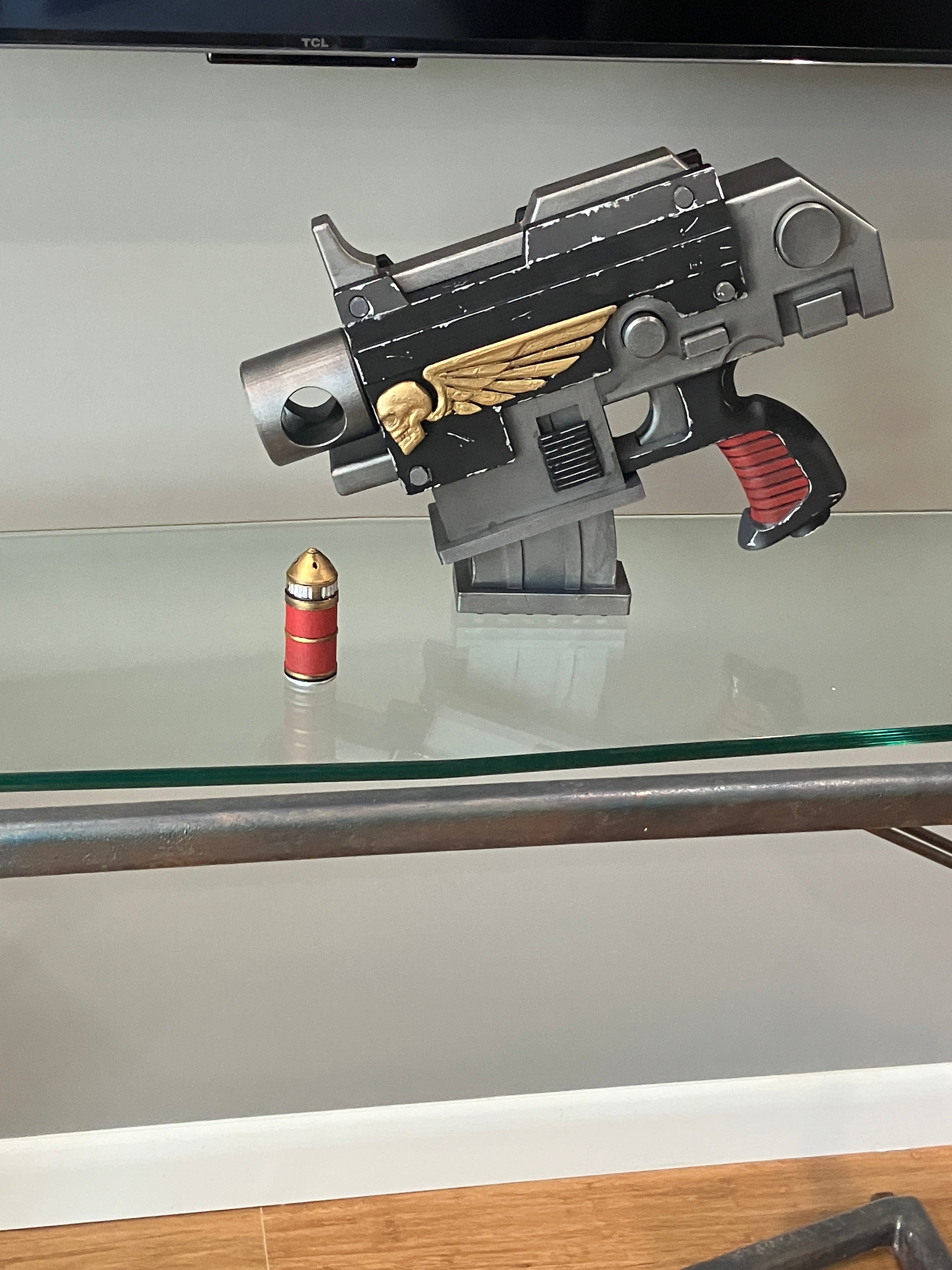 cosplay Space Soldier Bolt Pistol NOT A Real Weapon Marine 40k Inspired Chaos