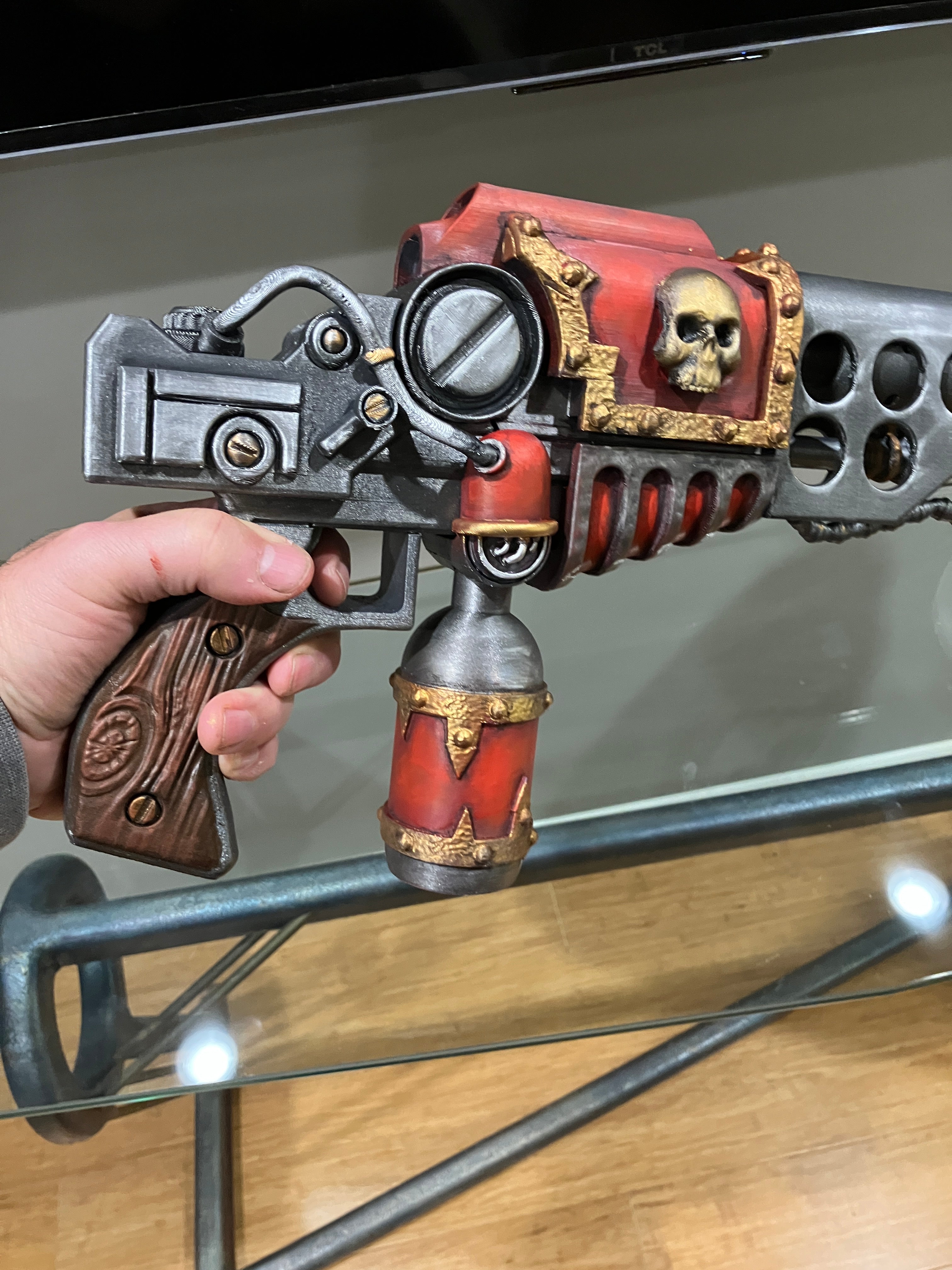 Chaos Flamer Pistol NOT A Real Weapon Marine 40k Inspired Chaos