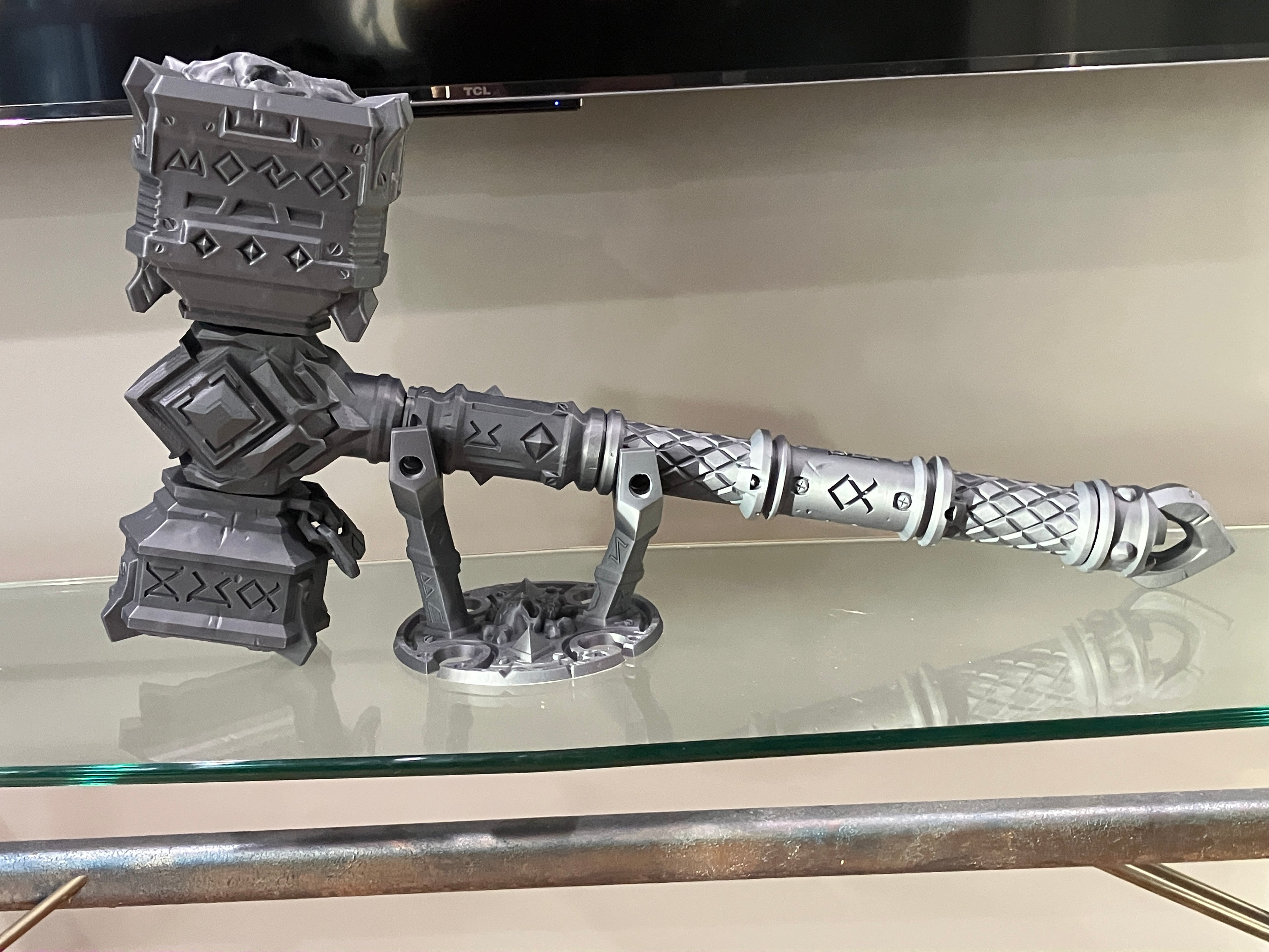 Winterfang Space Wolves Cosplay Eternal Forge Hammer Painted 28”