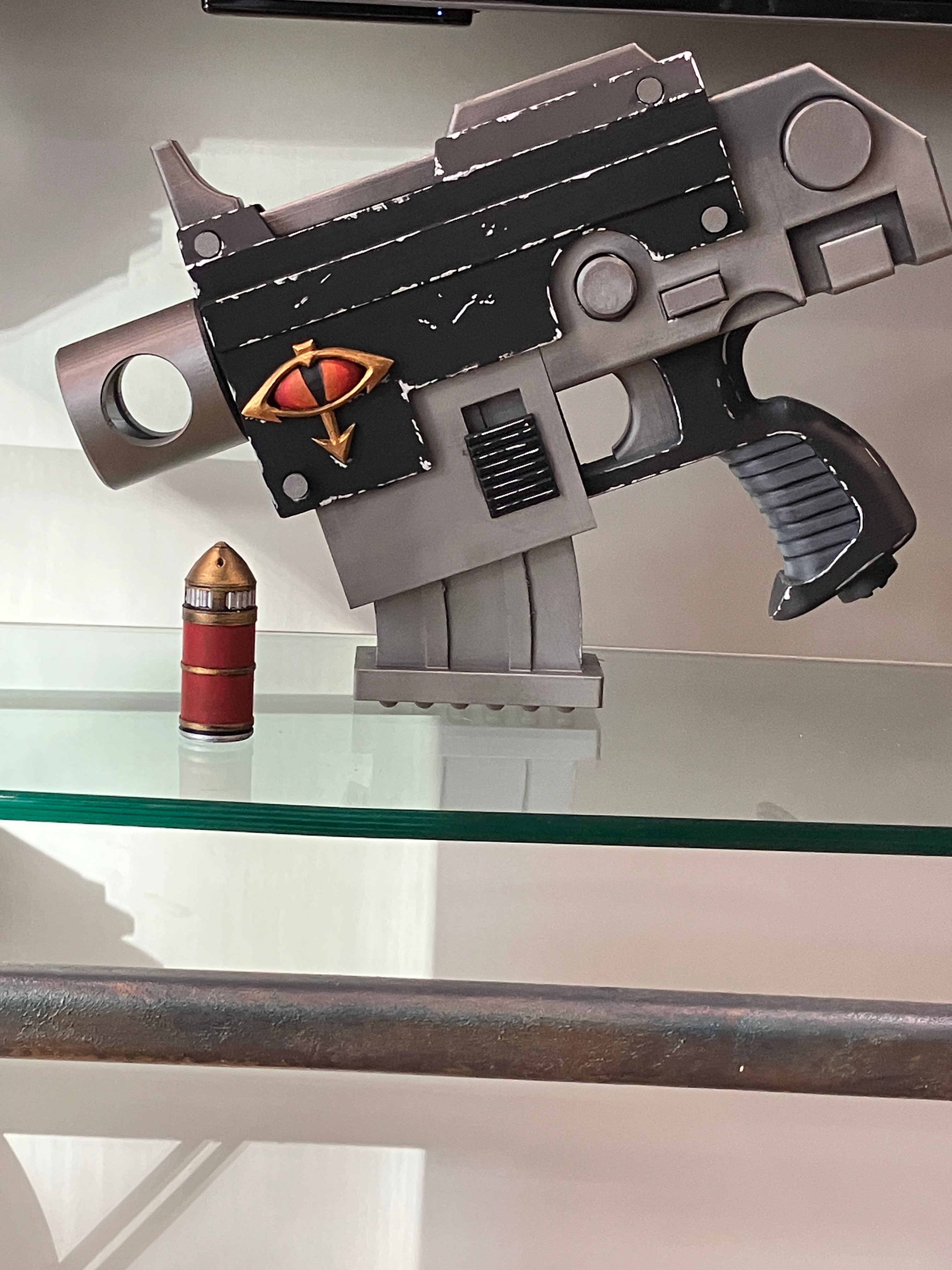 cosplay Space Soldier Bolt Pistol NOT A Real Weapon Marine 40k Inspired Chaos