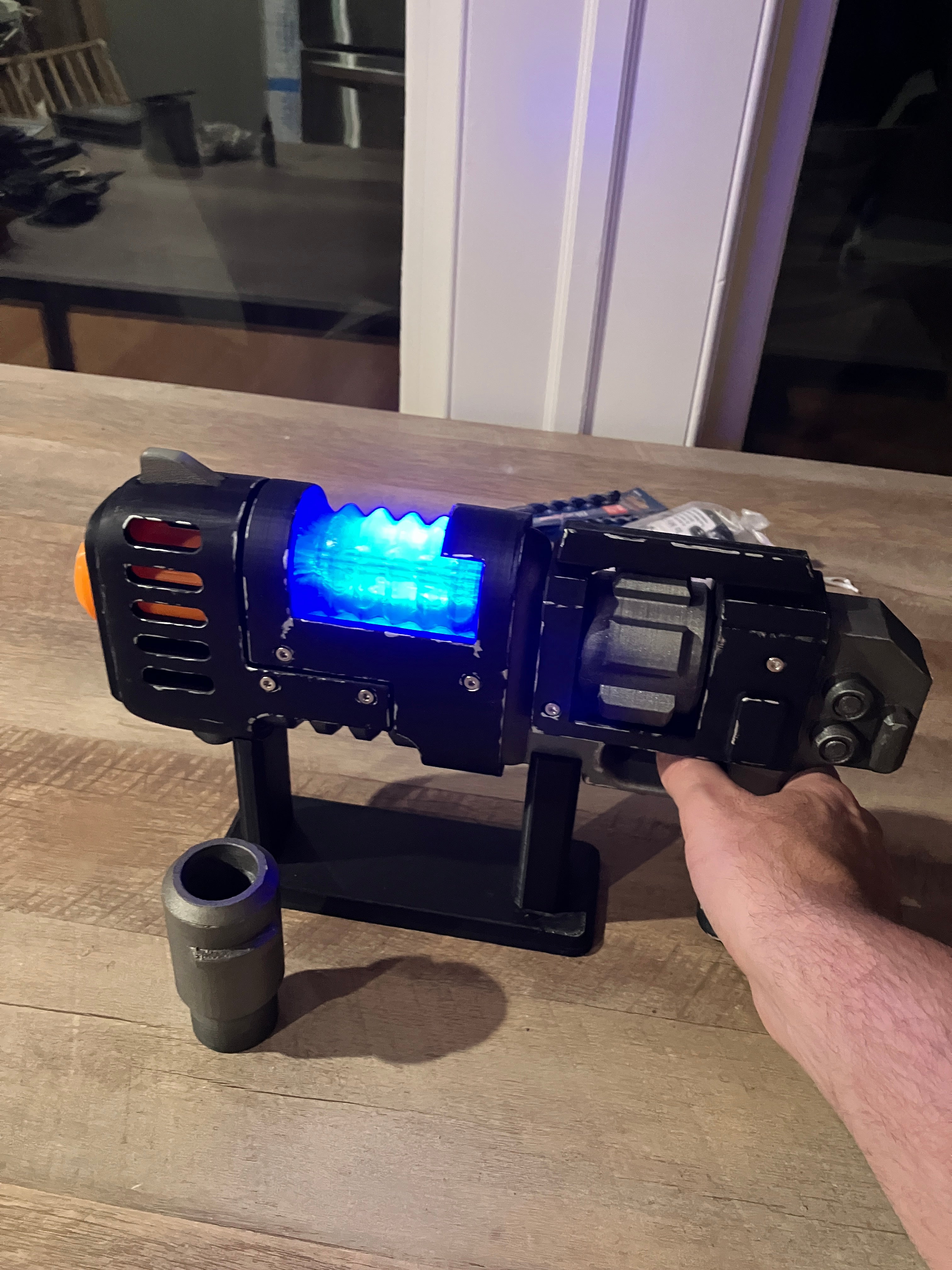 Prop Plasma Pistol 3D Print Cosplay Or Display! LED Lights