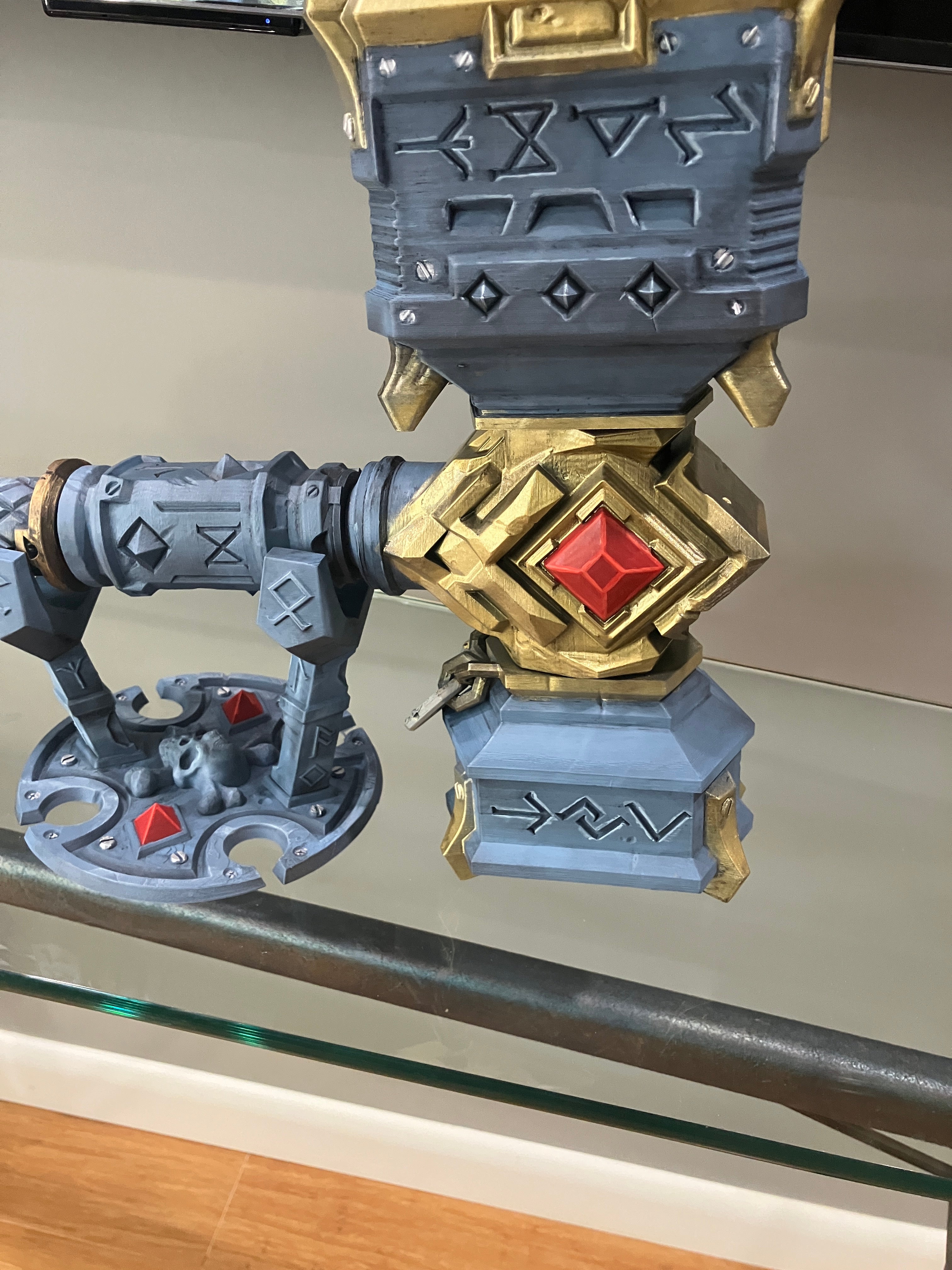 Winterfang Space Wolves Cosplay Eternal Forge Hammer Painted 28”