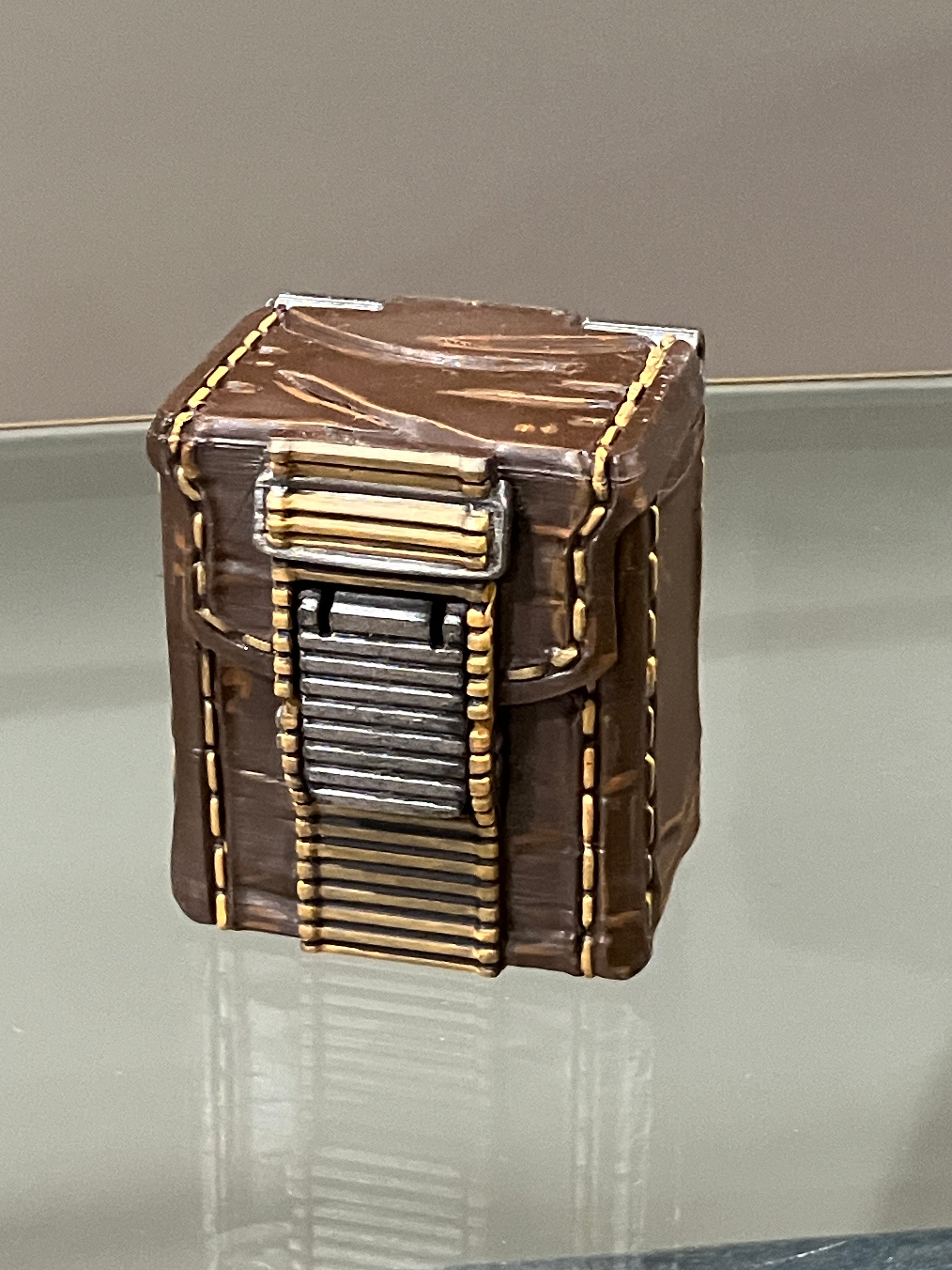Wargaming Dice Box 40k  Ammo Box With Belt Clip Hand Painted 3d Printed PLA