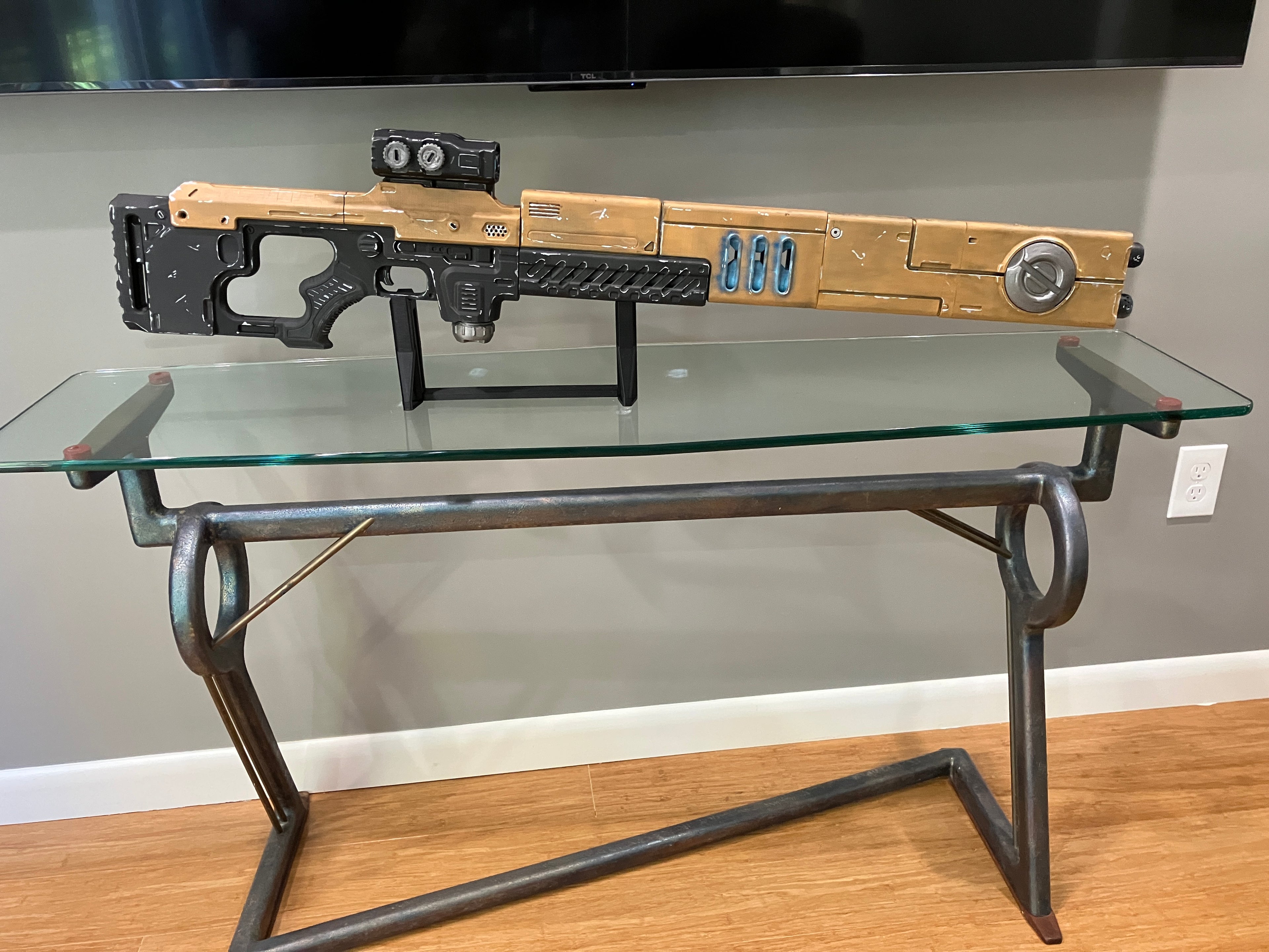 Tau Pulse Rifle Replica 3D printed Cosplay  Or Display NOT REAL weapon