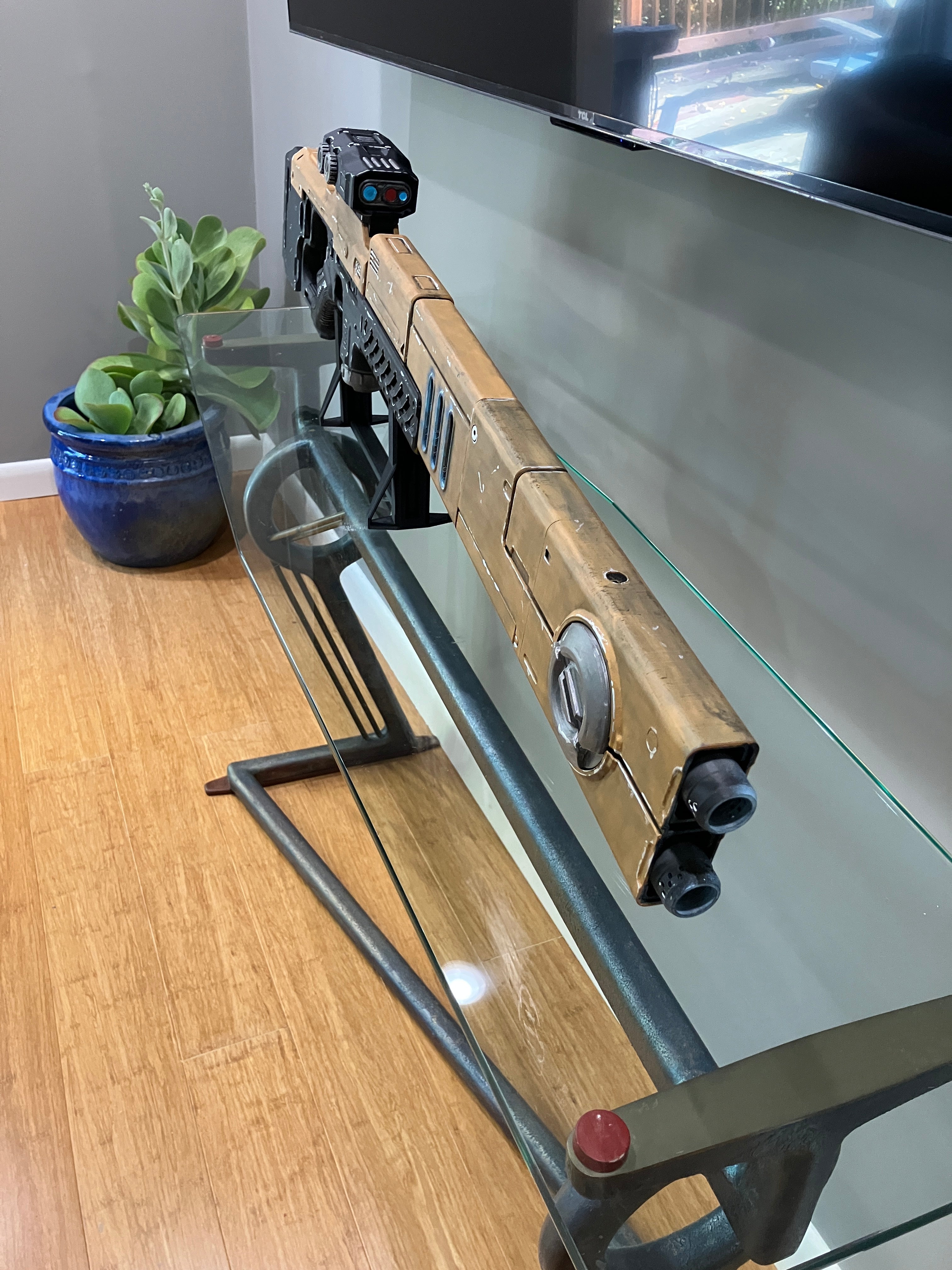 Tau Pulse Rifle Replica 3D printed Cosplay  Or Display NOT REAL weapon