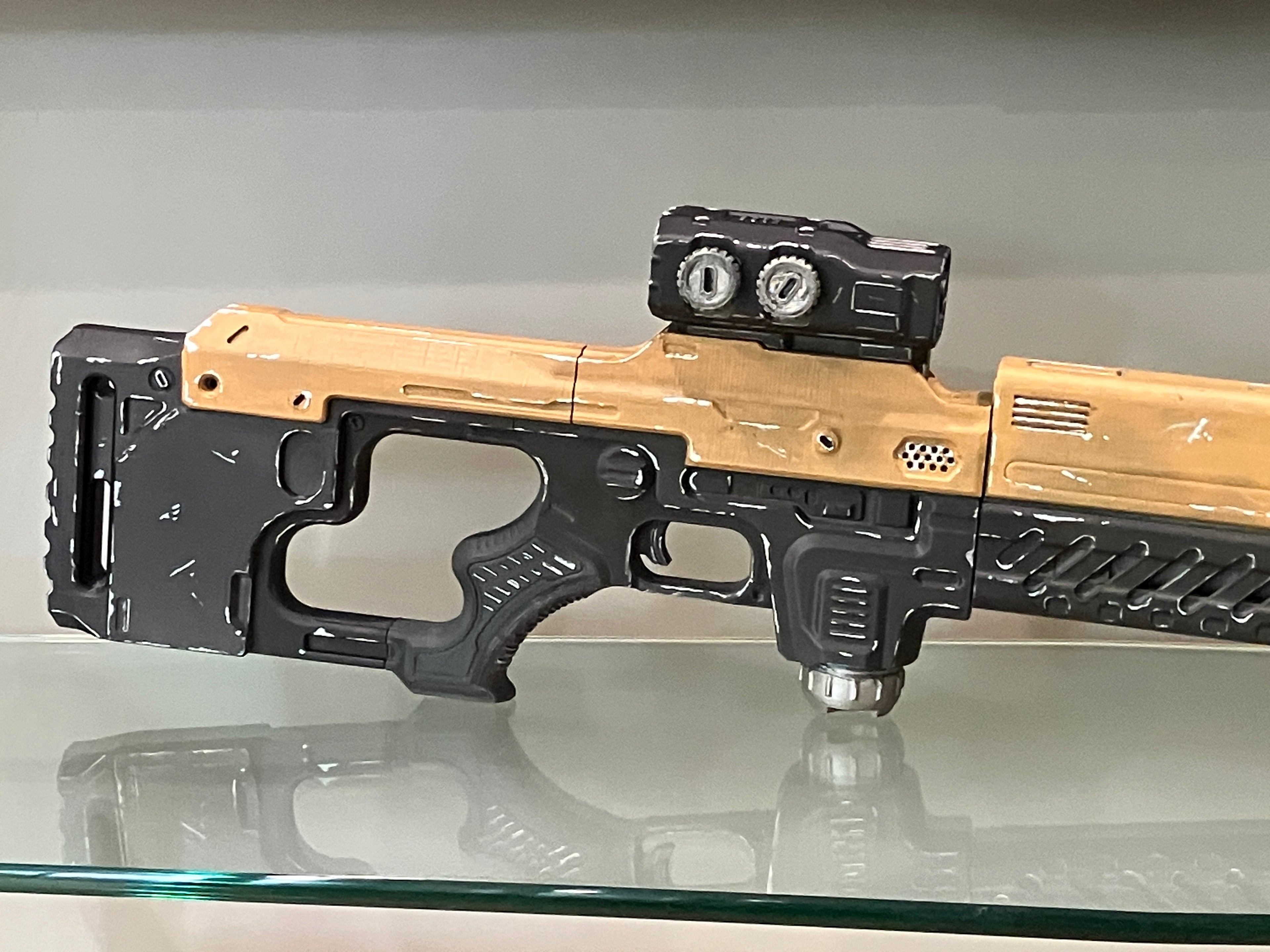 Tau Pulse Rifle Replica 3D printed Cosplay  Or Display NOT REAL weapon
