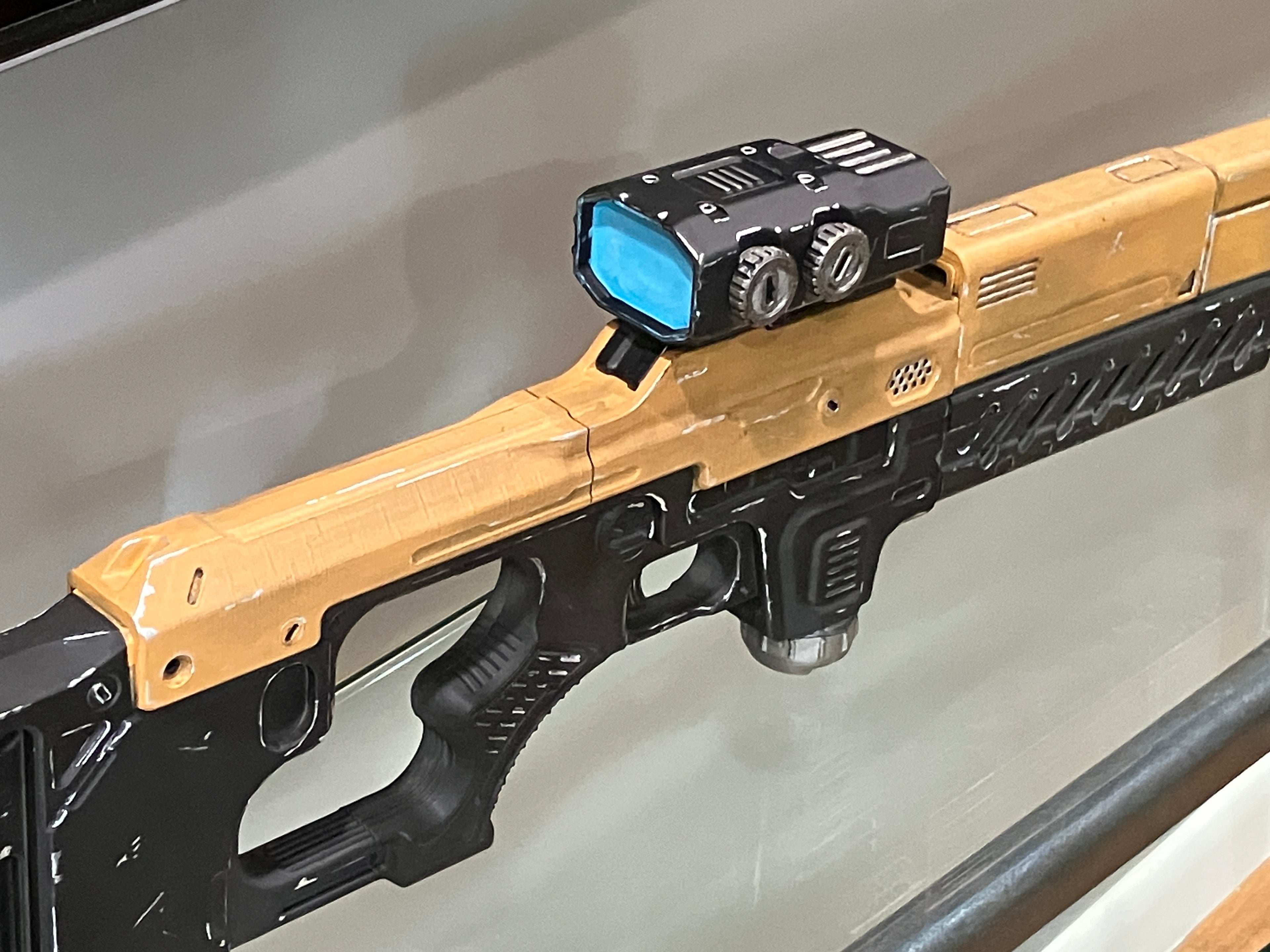 Tau Pulse Rifle Replica 3D printed Cosplay  Or Display NOT REAL weapon