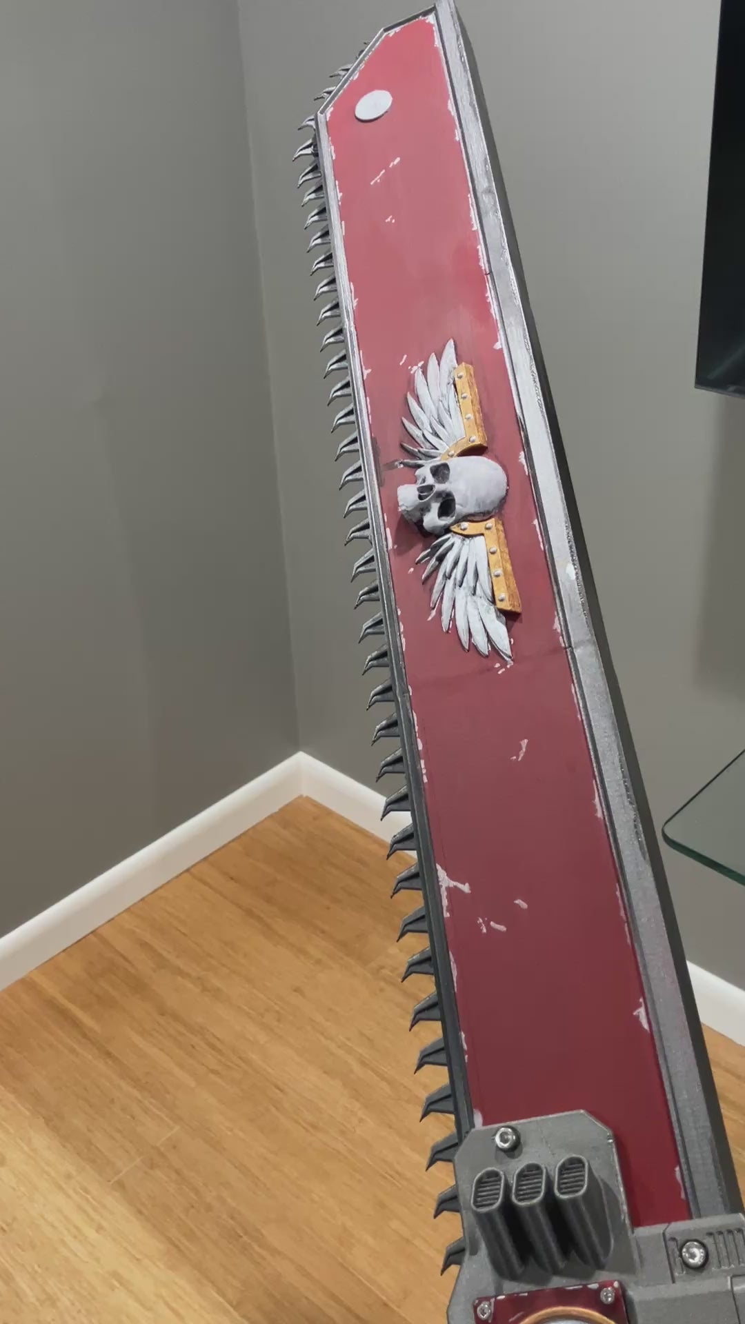 Space Soldier Motorized  With Sound Chainsword  - 3D  Angel Cosplay